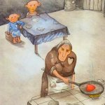 Struggling granny with two kids