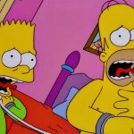 Bart And Homer Screaming