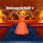 Peach in hell GIF Template
