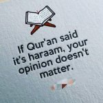 If Qur'an said