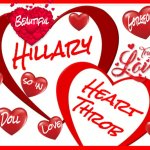 Hillary Heart Throb I'm in Love