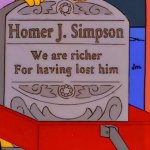 Homer's Tombstone