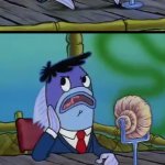 There goes Spongebob