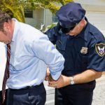 Man getting arrested.