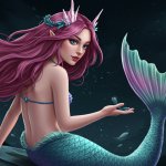 pink mermaid