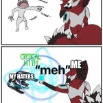 Don't like me then Cry About It ART BY ME | MY HATERS; ME; ME; MY HATERS | image tagged in haters be like,funny,memes,truth,art,oh no cringe | made w/ Imgflip meme maker