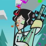 Rattle Diva playing her guitar