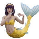mermaid faye valentine