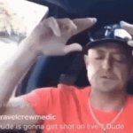 Man praying to Donald Trump