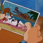 Pinky and the Brain: Pinky in a bikini meme