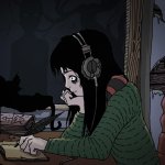 lofi girl goth