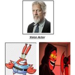 Clancy Brawn | image tagged in same voice actor,clancy brown,spongebob squarepants,venture bros,adult swim,nickelodeon | made w/ Imgflip meme maker