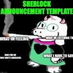 Sherlock announcement meme