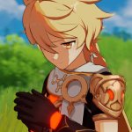 Aether rubbing hands