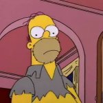Homer Looking Down
