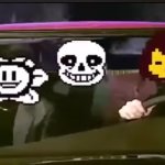 Undertale car meme
