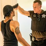 Hank Voight pointing gun at someone Version 2 template