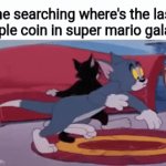 me when tadc 6 release: ???☝? | me searching where's the last purple coin in super mario galaxy: | image tagged in gifs,super mario galaxy,mario,memes | made w/ Imgflip video-to-gif maker