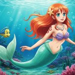 nami as ariel