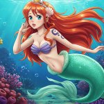 nami as ariel