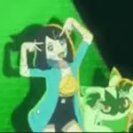 dancing anime girl GIF Template