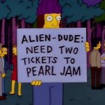 Tickets to Pearl Jam