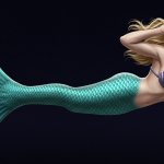 sexy blonde mermaid