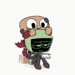Shelly playing with Vee GIF Template