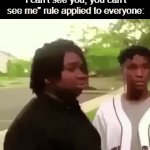maybe that's why I don't see them so often? | blind people if the "if I can't see you, you can't see me" rule applied to everyone: | image tagged in gifs,if i can't see you you can't see me,memes,blind,i mean visually challenged don't kill me,disappear | made w/ Imgflip video-to-gif maker