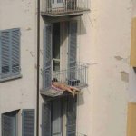 The balcony is too small.