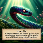 the serpent was more crafty {in an evil sense} than any other wi