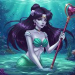 mermaid pluto