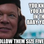 Axl Rose Meets Mama Fratelli | YOU KNOW WHERE YOU ARE? YOU'RE IN THE JUNGLE BABY, YOUR GONNA... FOLLOW THEM SIZE FIVES! | image tagged in axl rose,mama fratelli,goonies | made w/ Imgflip meme maker