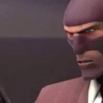 TF2 Spy Staring at IPhone