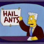 Simpsons Hail Ants