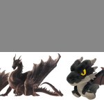 Fatalis and plushie Fatalis template