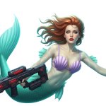 black mermaid