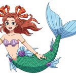 anime mermaid
