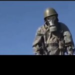 Guy in hazmat suiz