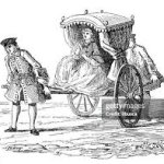 Queen Carriage pulled by Man