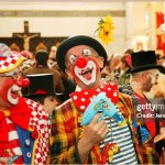 Clowns in church