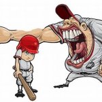 baseball coach scream