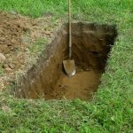 Dug grave