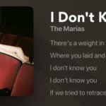 i don't know you
