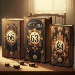 Books in The Holy Bible, (a) 66", (b) 73?, (c) 81 to 84?
