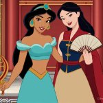 Princess Jasmine and Fa Mulan