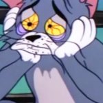 Sad tom cat