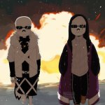 Epic! Sans and Cross! Sans Explosion