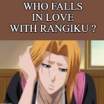 who falls in love with rangiku ?