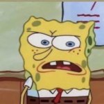 spongebob disgusted meme